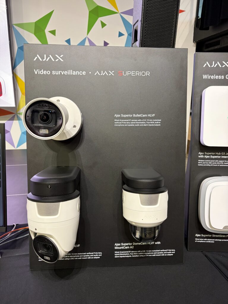 Detectori și produse Ajax Systems Expo stand